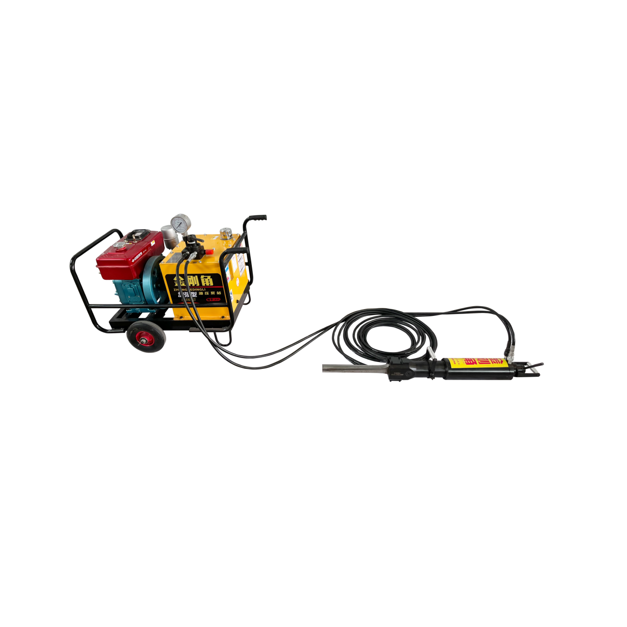 Zhongde Dingli static hydraulic rock breaking equipment for no-explosive mining and construction excavation