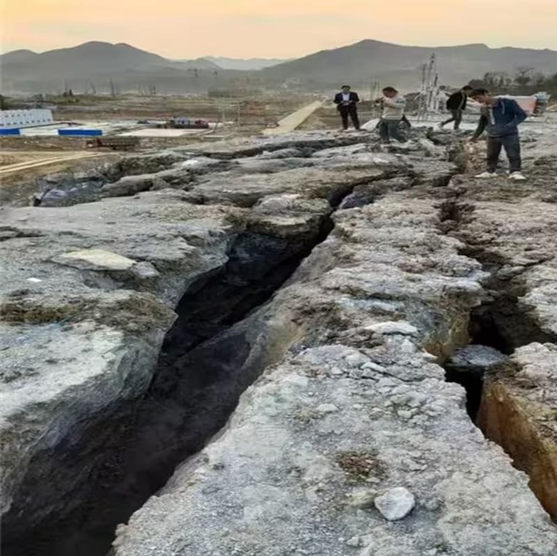 Co2 rock breaking system advantage