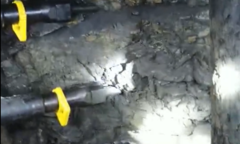 rock splitter application in restricted access site rock splitter working in confined tunnel space