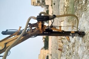 1m/min Drilling Speed｜ZDSF150A Excavator‑Mounted DTH Drill Rig Granite Case